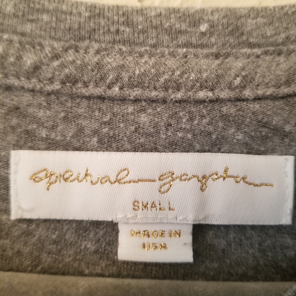 Spiritual Gangster Peace, Love & Yoga Gray Gym Tee - Picture 5 of 7